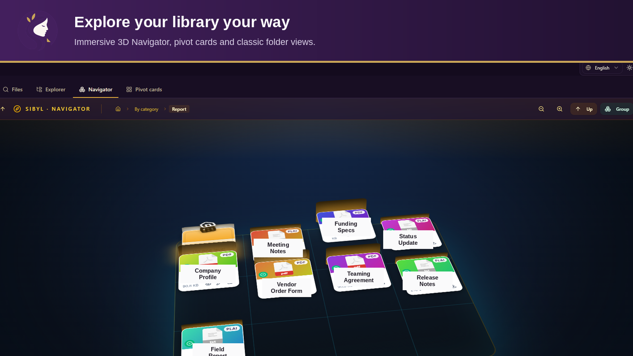 Explore your library your way